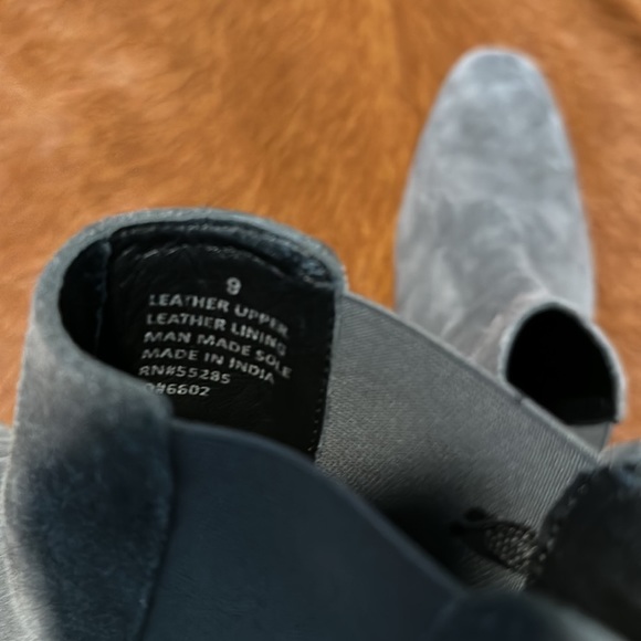 Express Gray Suede Chelsea Boot - Picture 5 of 5